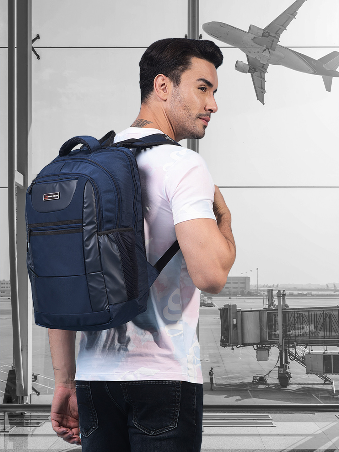 MOVE-MEANT Unisex Laptop Backpack