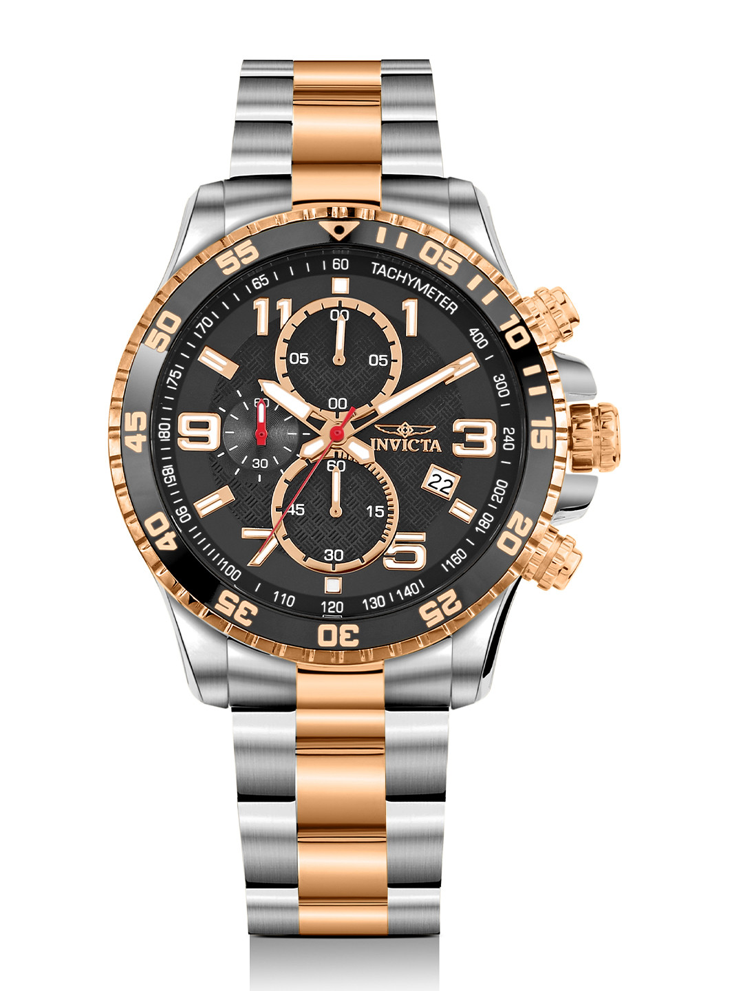 Invicta Specialty Men Round Dial & Stainless Steel Straps Analogue Watch 14877