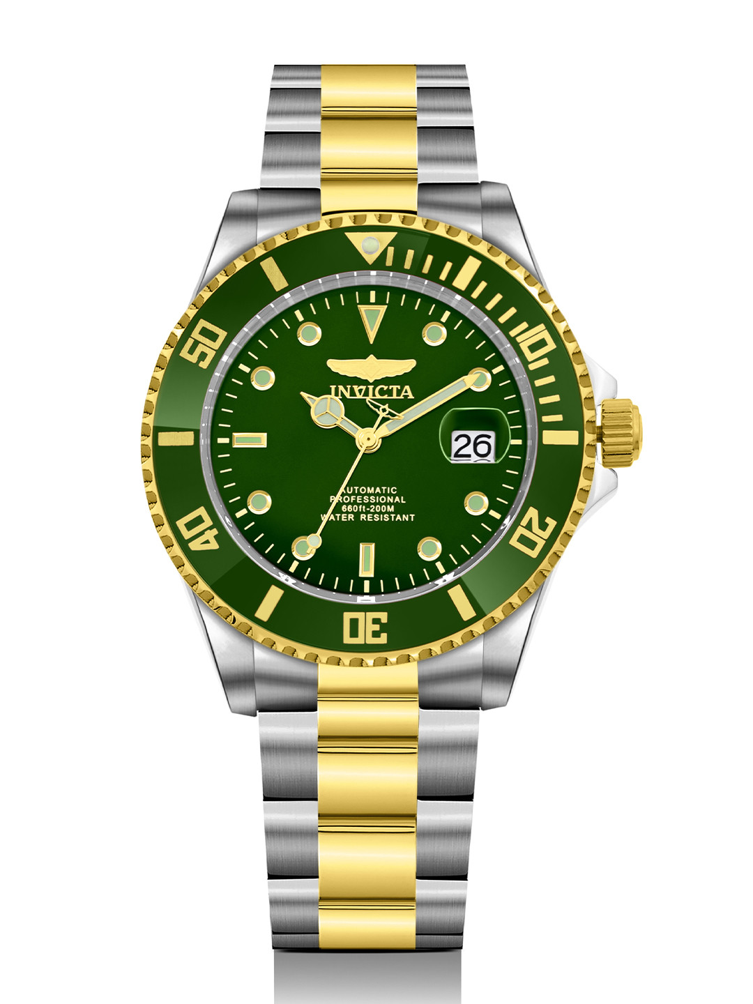 Invicta Men Dial & Stainless Steel Bracelet Style Straps Analogue Automatic Watch 35727