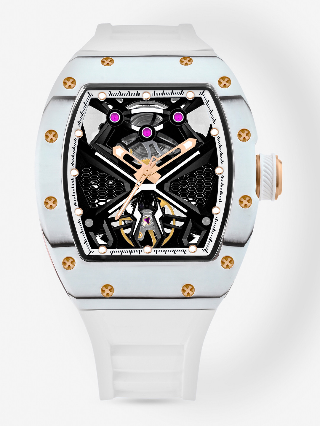 Invicta Men Rectangular Dial & Straps Analogue Automatic Watch 49015