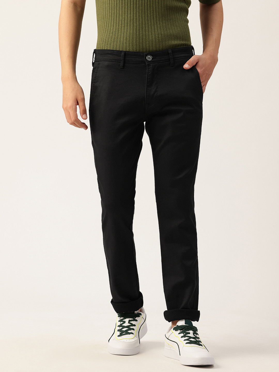 Integriti Men Smart Slim Fit Mid-Rise Stretchable Jeans
