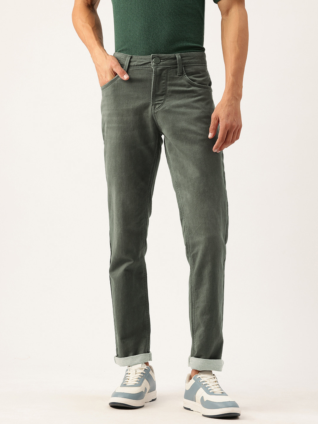 Integriti Men Slim Fit Mid-Rise Stretchable Jeans