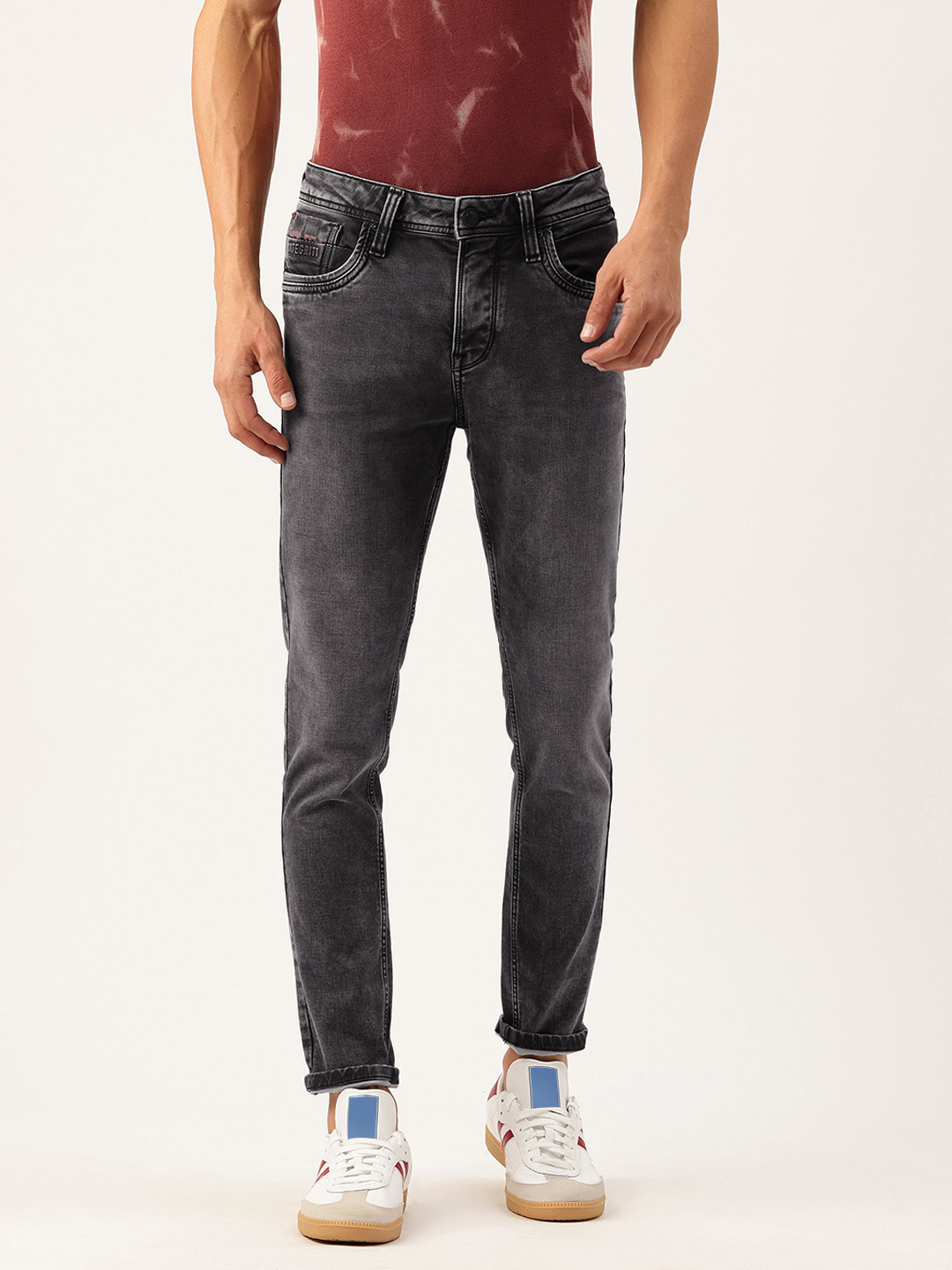 Integriti Men Smart Mid-Rise Light Fade Stretchable Javelin Fit Jeans