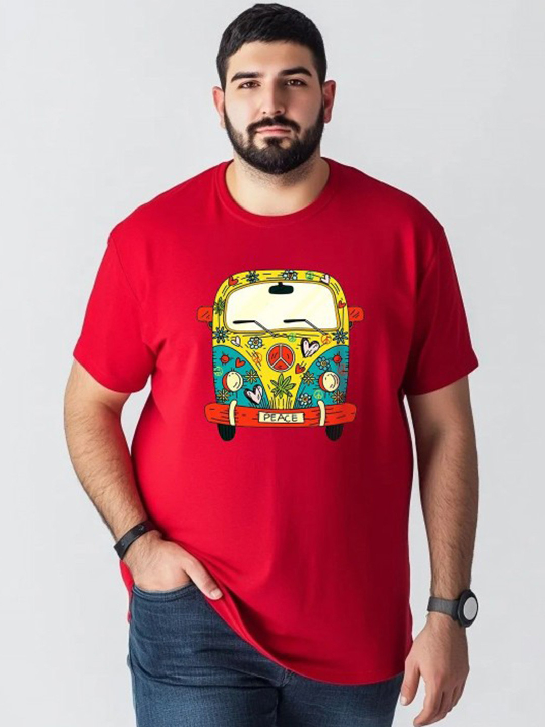 Toodle Plus Men Typography Printed T-shirt