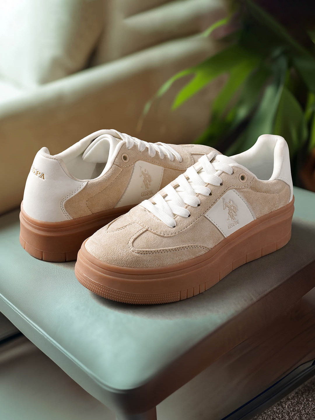 U.S. Polo Assn. Women Everyday Textile Sneakers