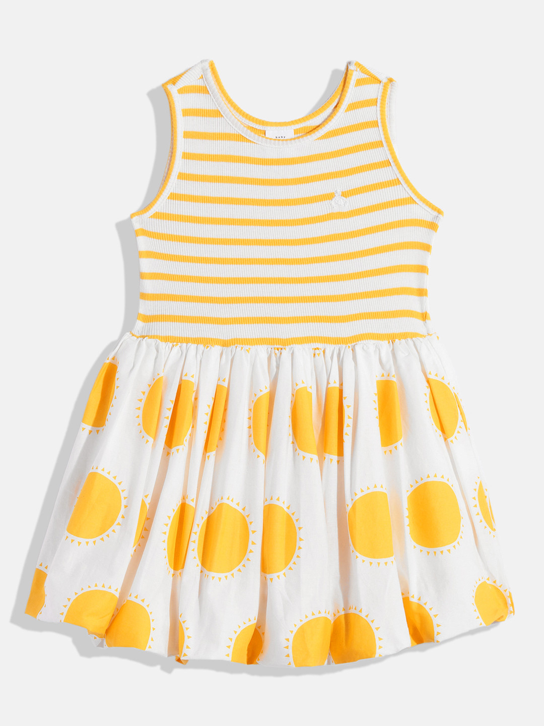 GAP Girls Printed Pure Cotton Balloon Dress