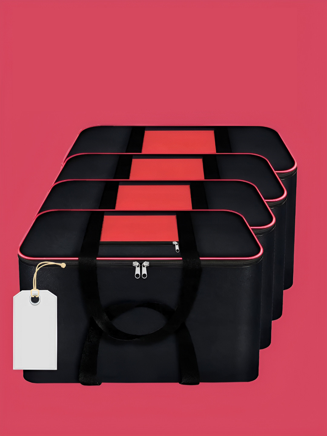 Ajabh Black 4 Piece Water Resistant Multi-Utility Organisers