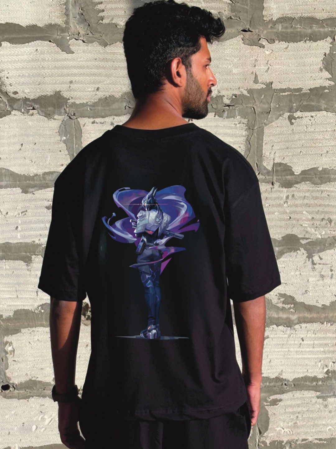 TheBTclub Valorant Graphic Oversized T-shirt