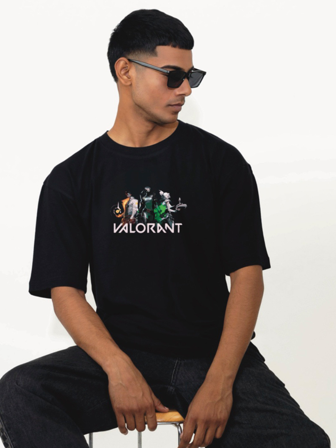 TheBTclub Valorant Graphic Regular Fit T-shirt