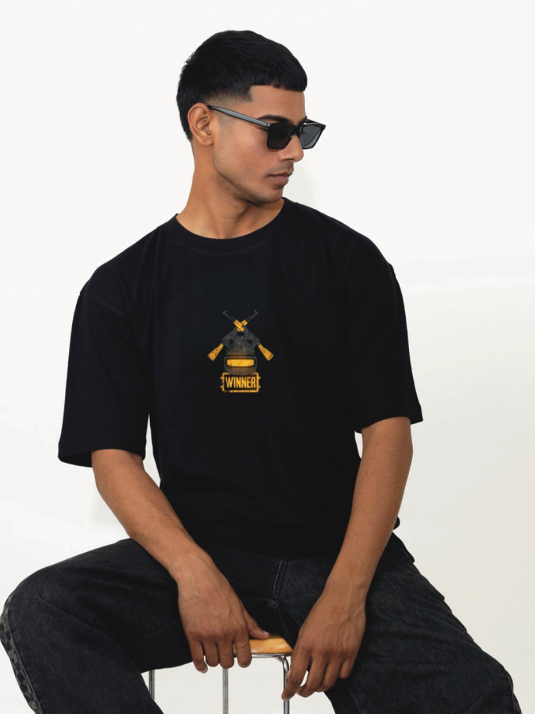 TheBTclub Men Winner Oversized T-shirt