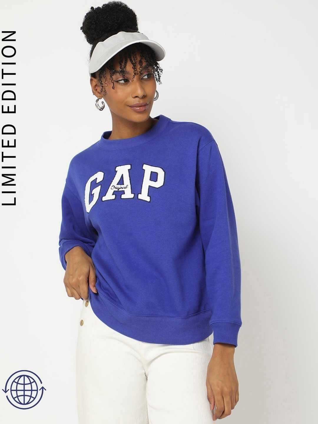 GAP Logo Design Crew Neck Sweatshirt