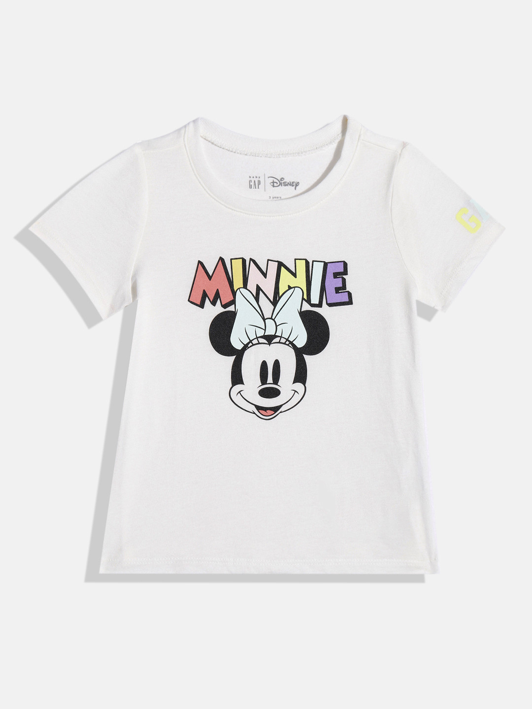 GAP Girls Minnie Mouse Printed Pure Cotton T-shirt