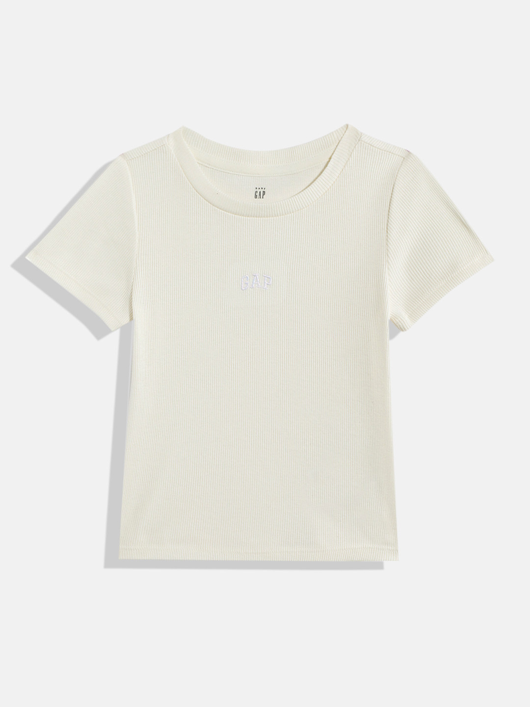 GAP Infant Girls Pure Cotton Ribbed T-shirt