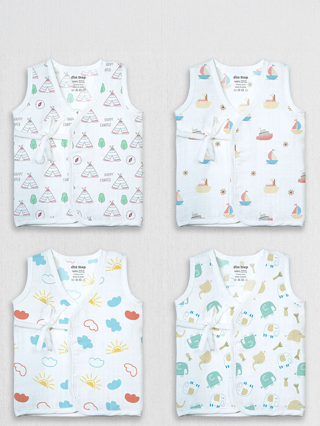 1st Step Girls Printed Casual Shirt