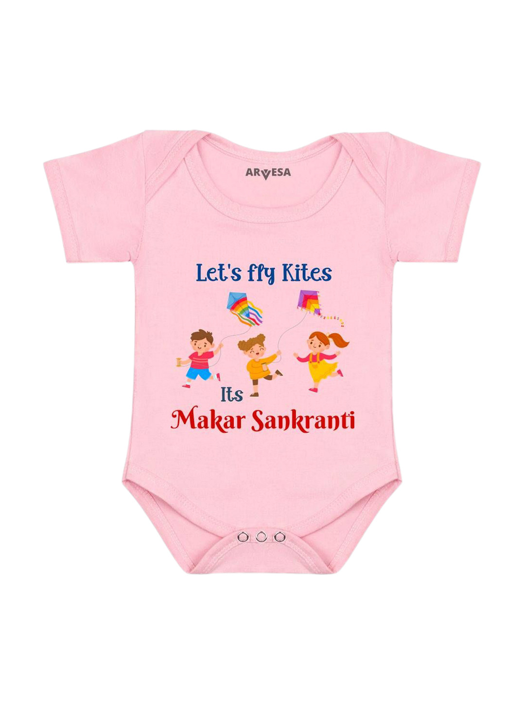 Arvesa Let'S Fly Kites  Printed Romper