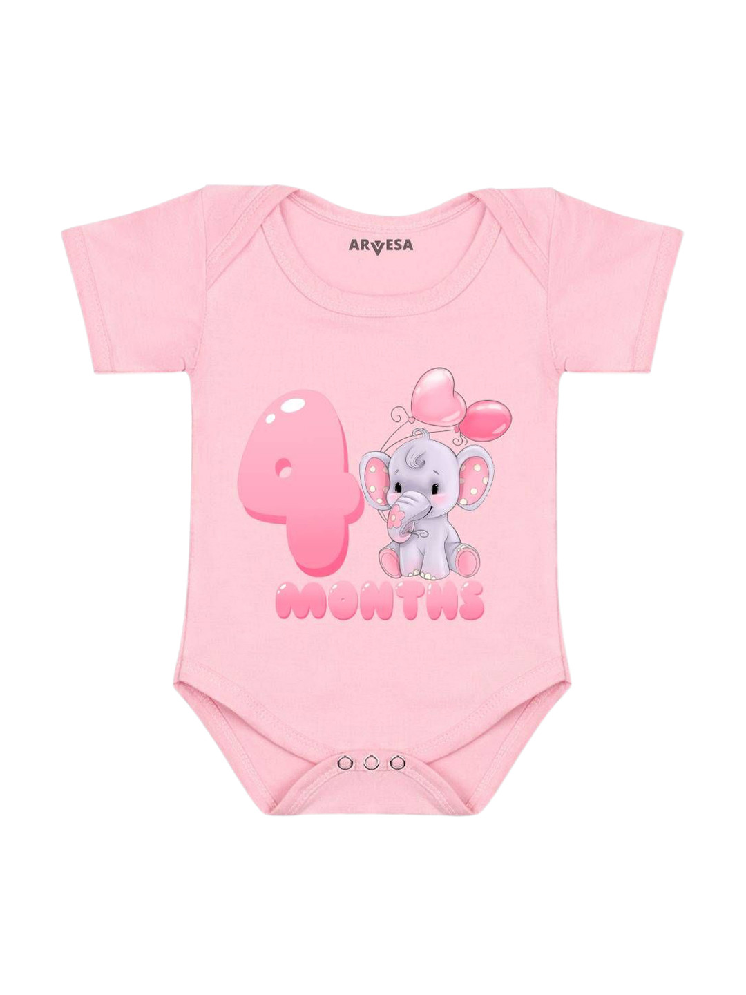 Arvesa 4 Month Baby Printed Bodysuit