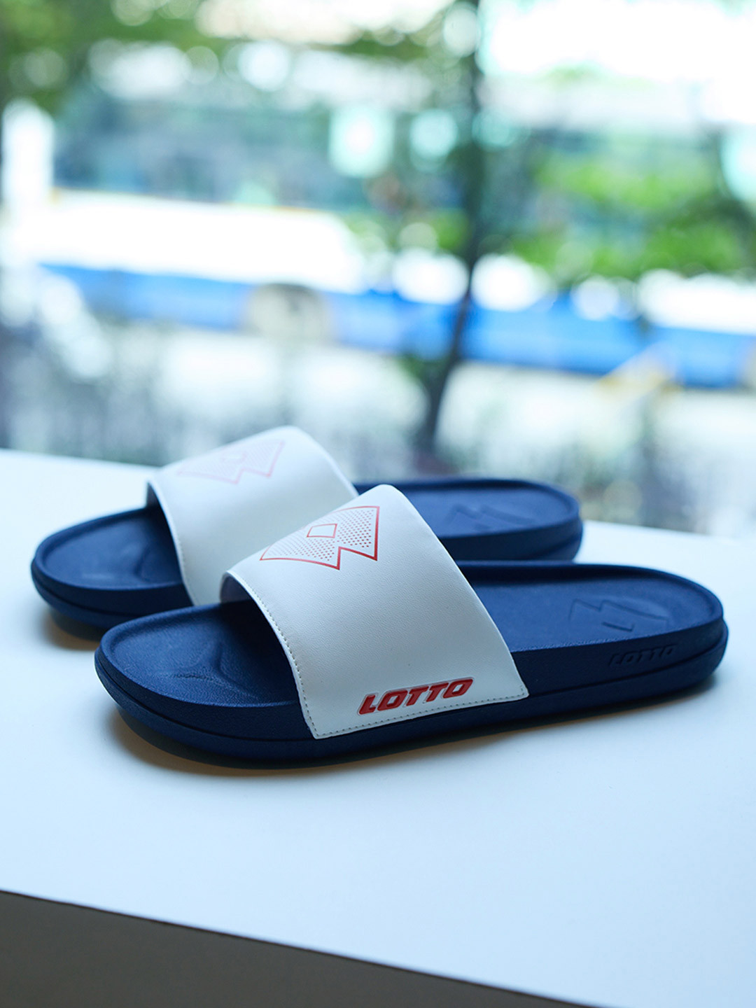 Lotto Men Enduro Plus White Slides