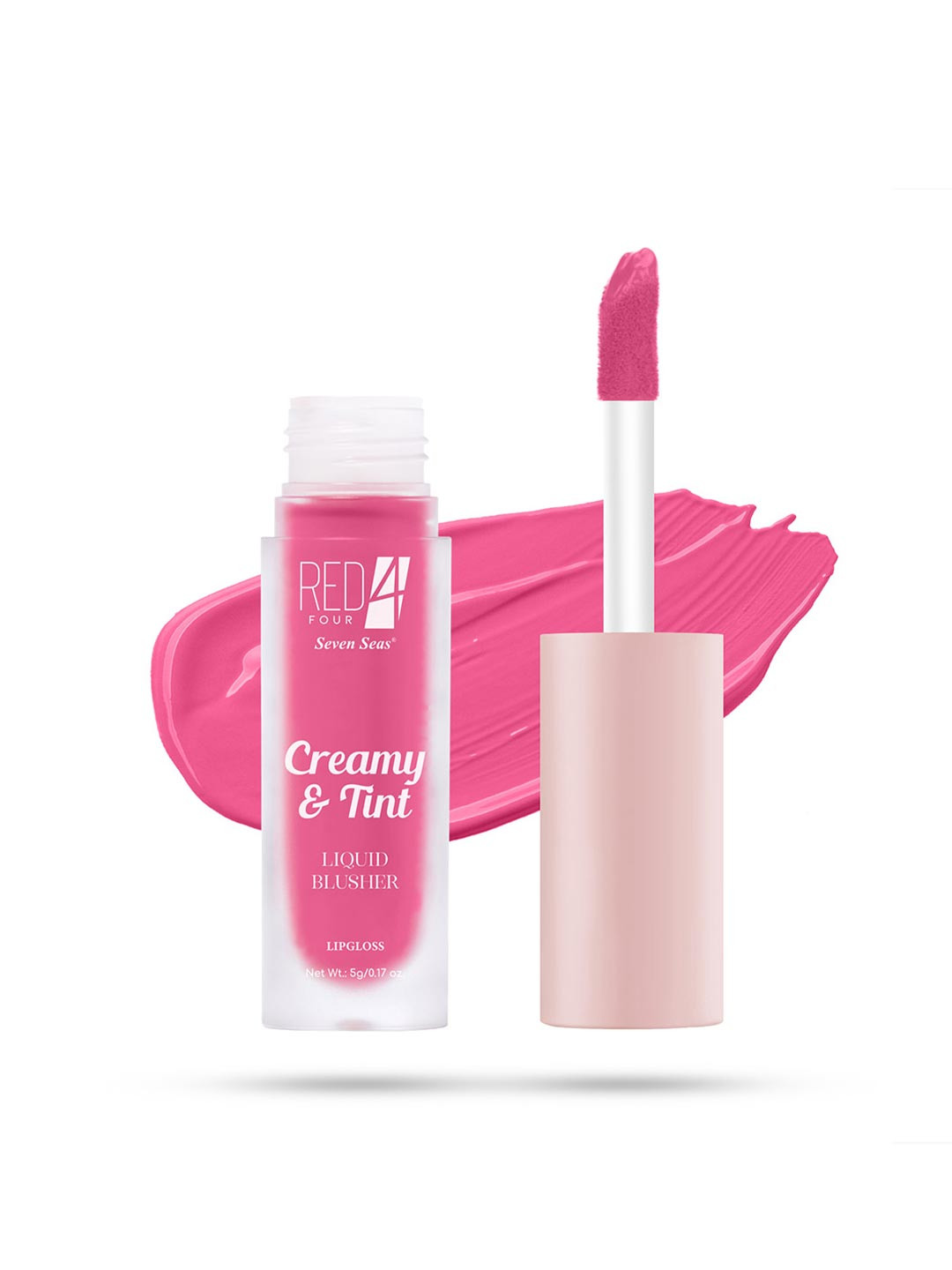 RED 4 Creamy & Tint Liquid Blusher & Lip Gloss - 5 g - Shade 02