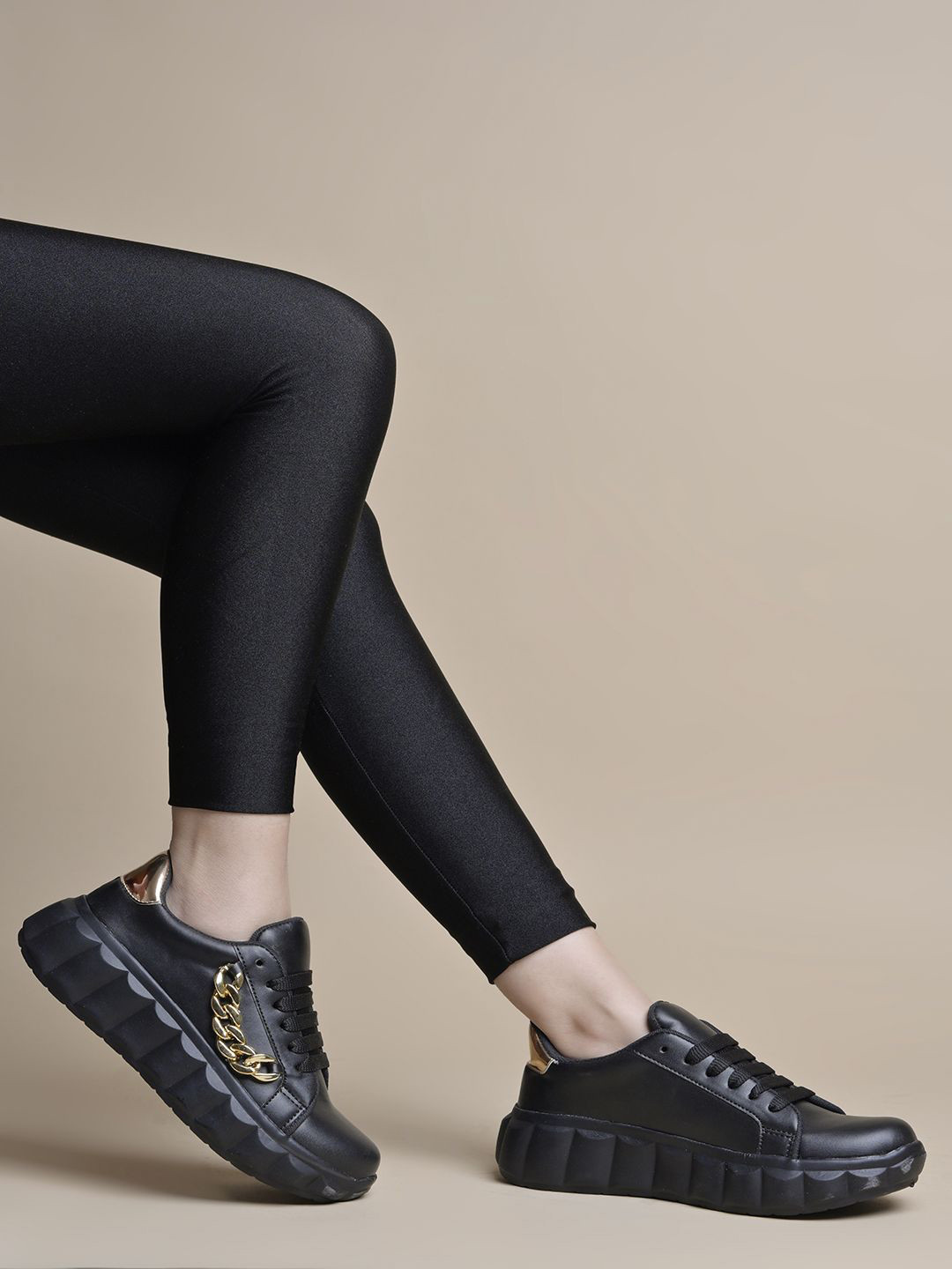 JM Looks Women Casual Shoes Stylish Round Toe Sneakers Lace-Up for Women & Girls