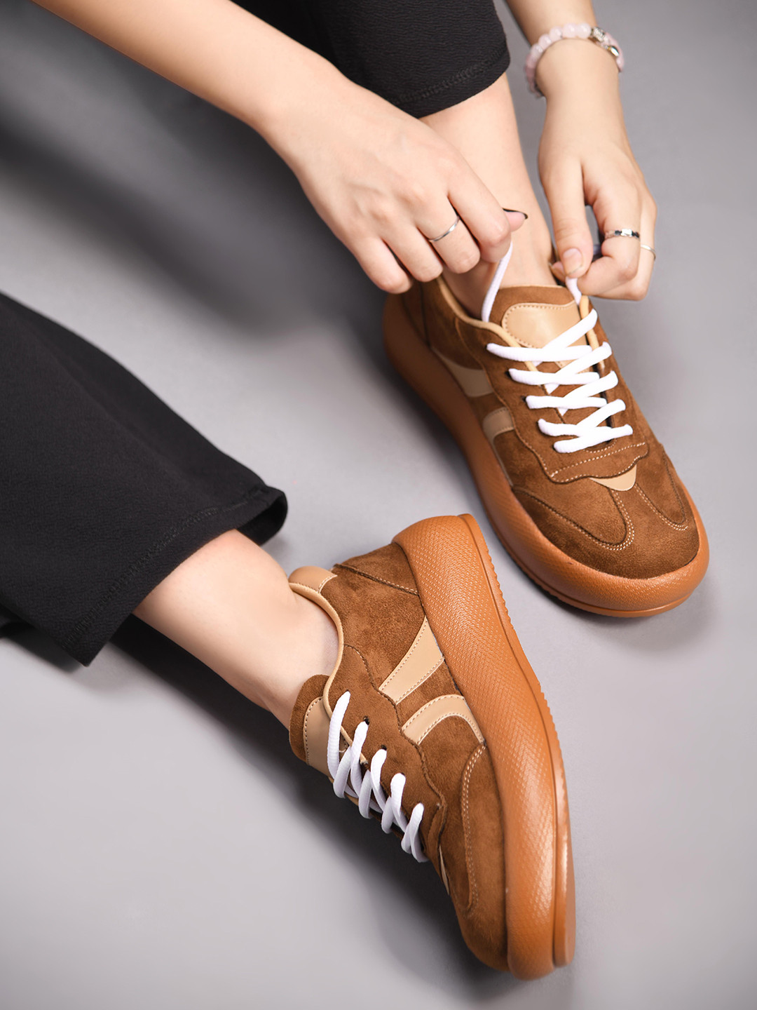 JM Looks Casual shoes Stylish Sneakers Lace-Up for Women