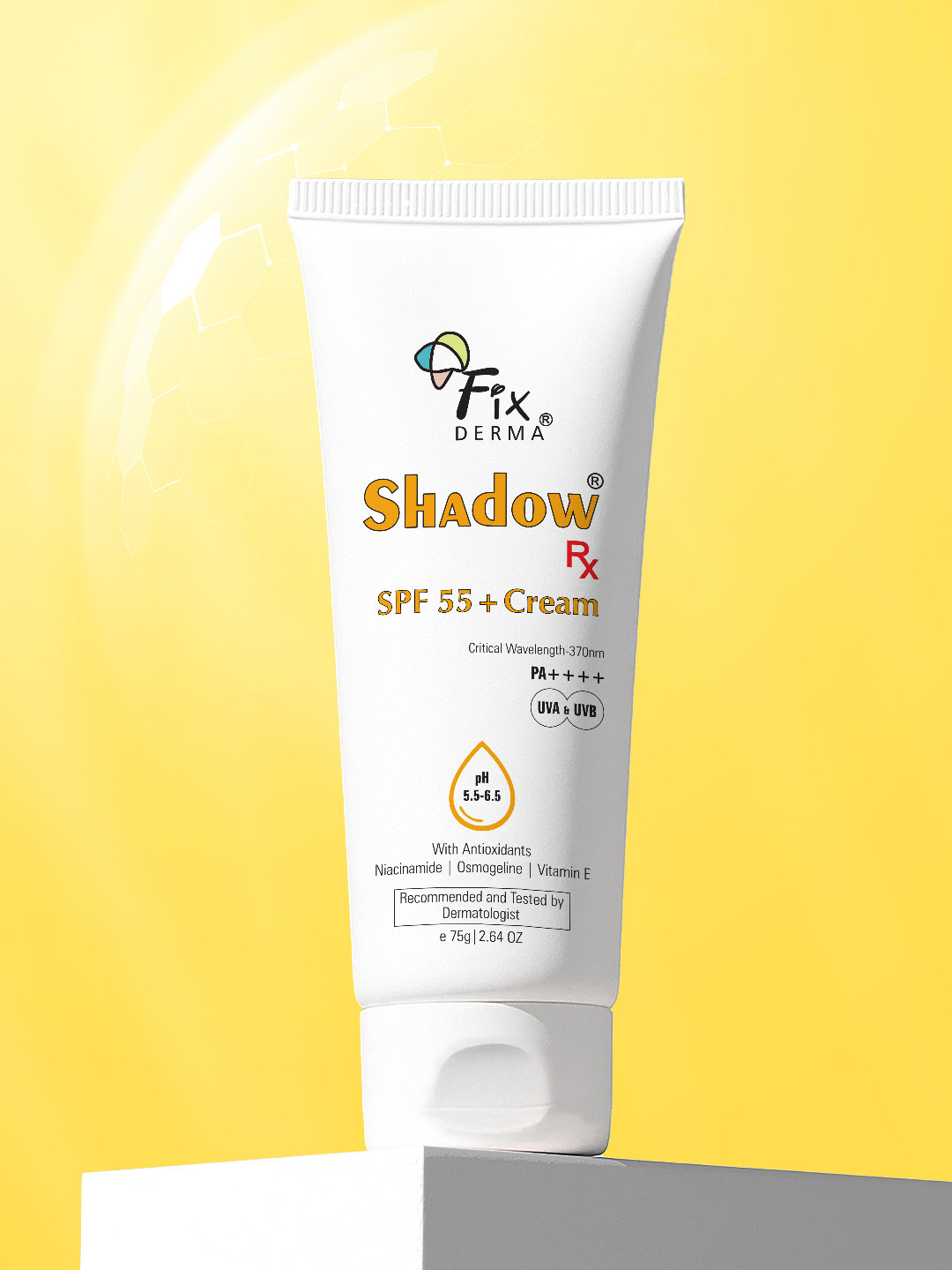 FIXDERMA Shadow SPF 50+ Cream Protects- 75 g
