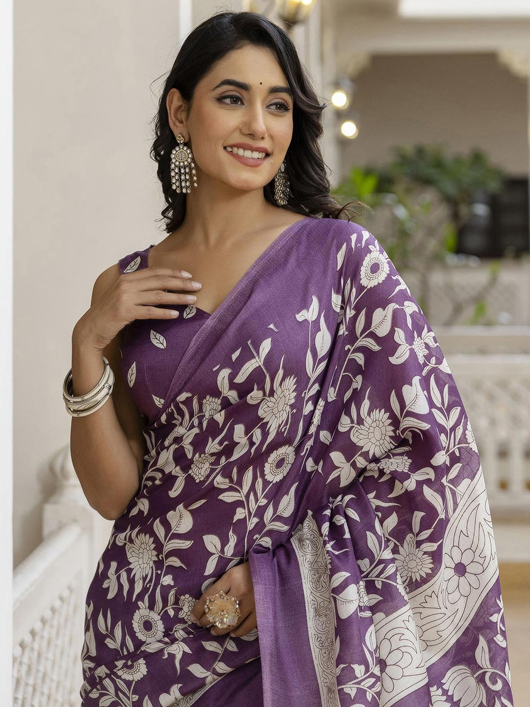 KALINI Women Ethnic Motifs Printed Saree