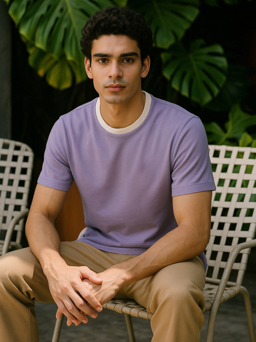 NOBERO Urban Cotton Pique Tonal Classic T-shirt