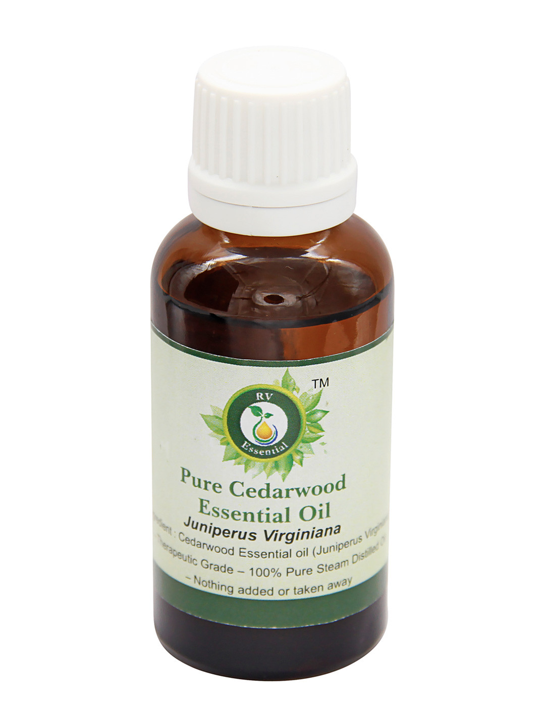 R V Essential Pure Cedarwood Essential Oil - 30 ml