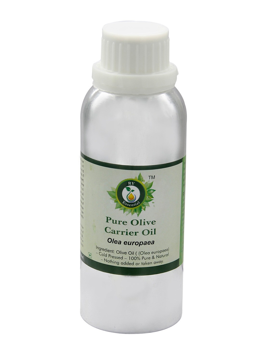 R V Essential Pure Olive Carrier Oil - 630 ml