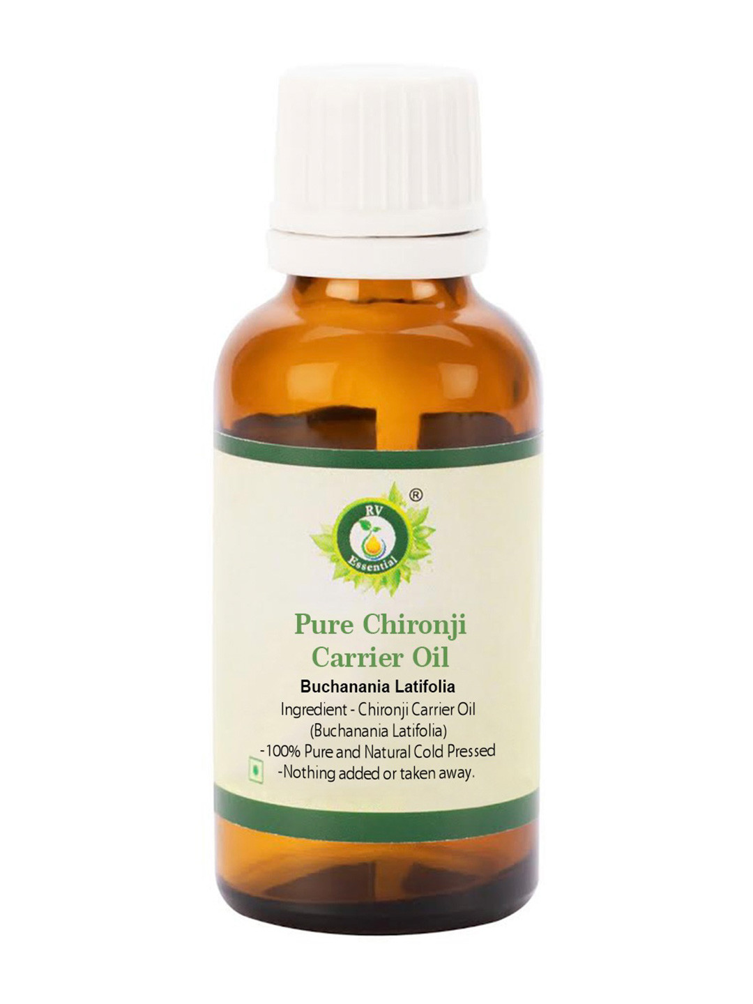 R V Essential Pure Chironji Carrier Oil- 30 ml