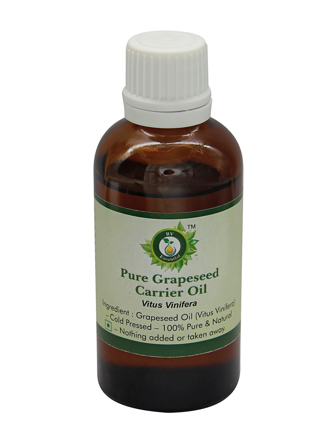 R V Essential Pure Grapeseed Carrier Oil - 30 ml