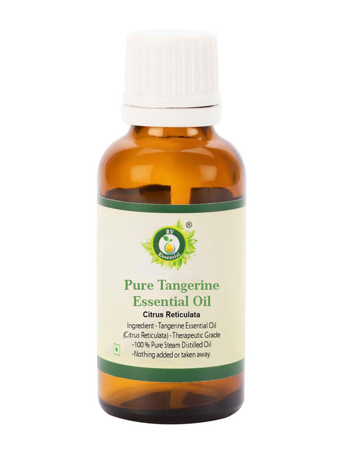 R V Essential 100 % Pure Tangerine Essential Oil - 30 ml