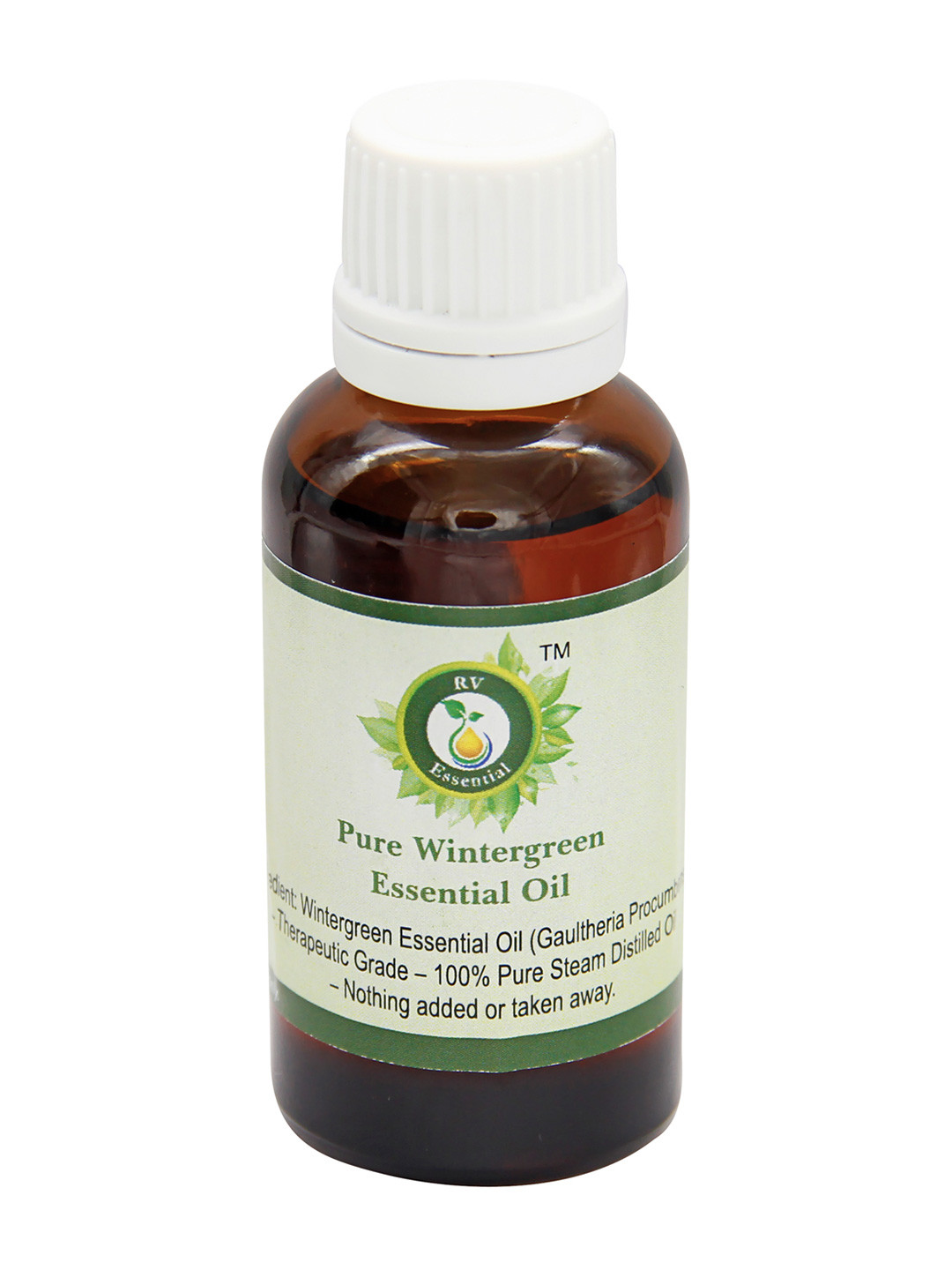 R V Essential Pure Wintergreen Essential Oil - 15 ml