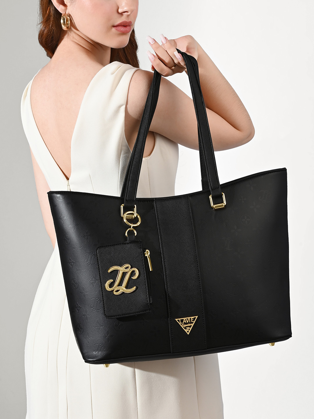 LAVIE Signature Women Edison Colourblocked Tote Bag