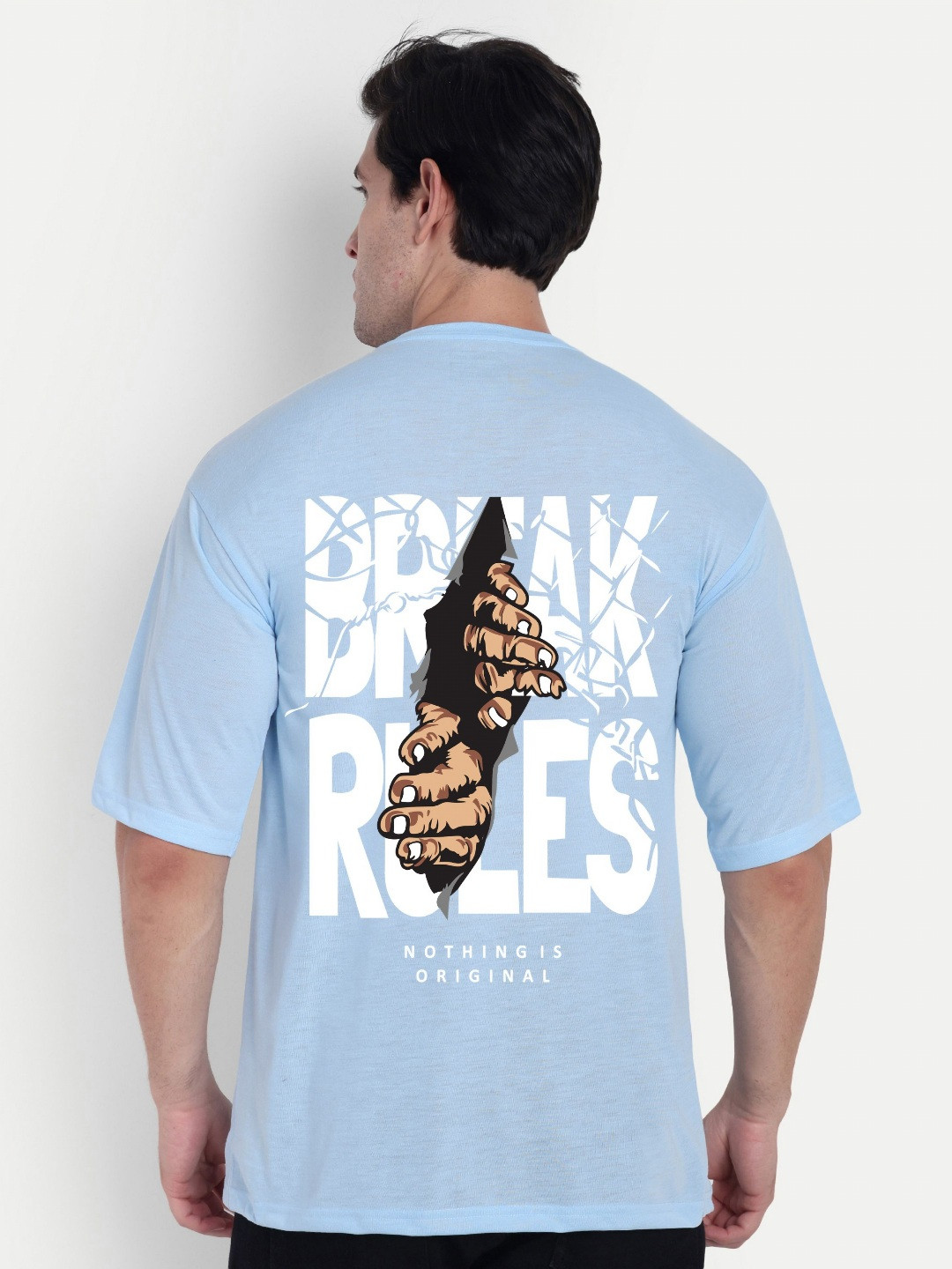 BENNY BROOKS  Break Rules Printed Oversized T-shirt