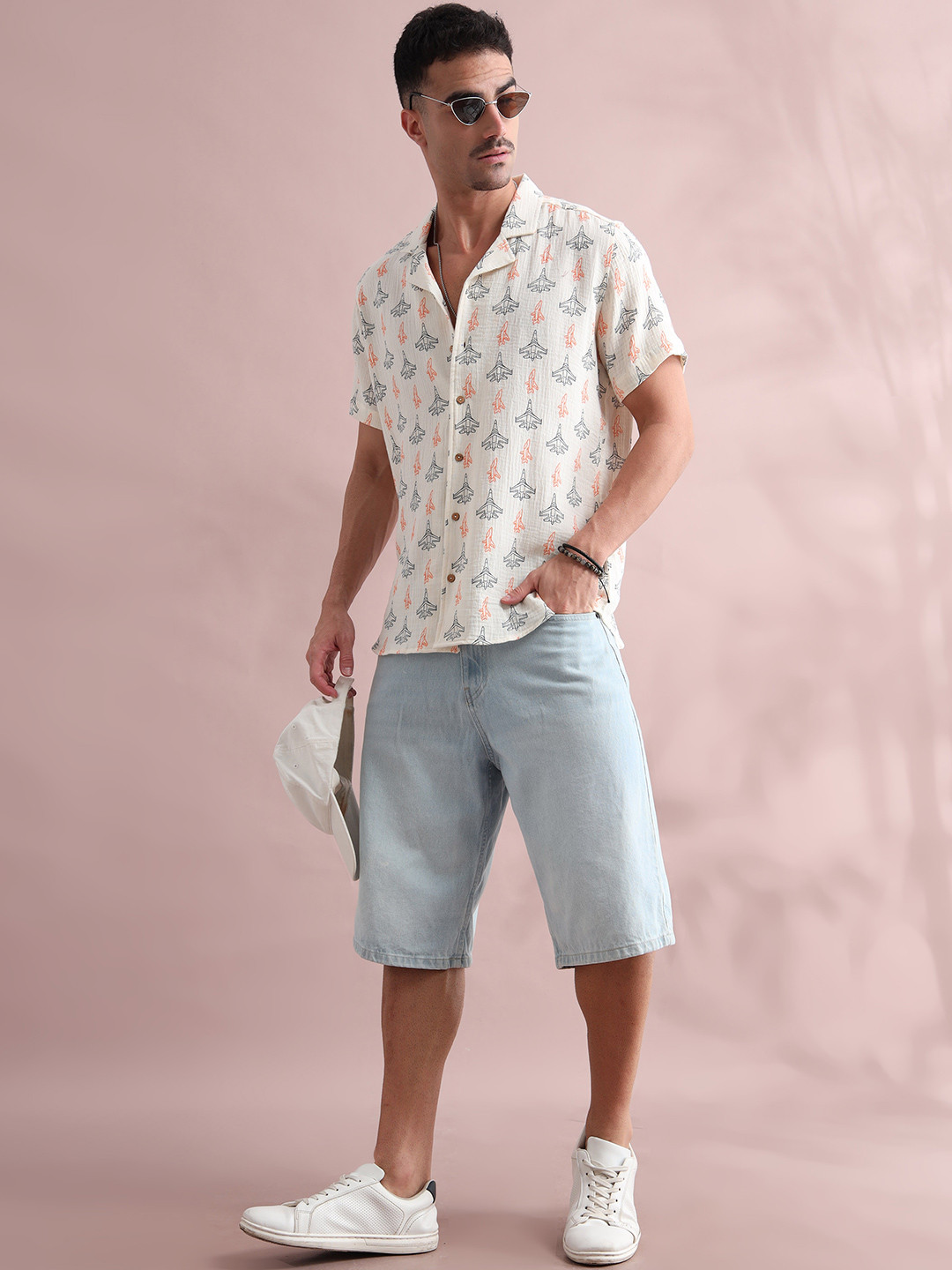 FILORI STUDIO Men Classic Printed Casual Shirt