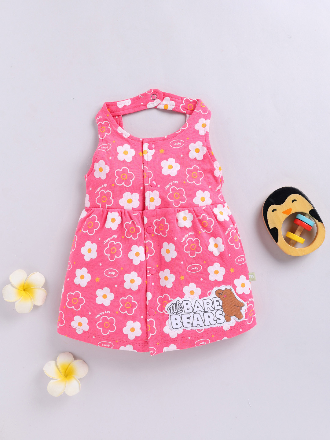 Moms Love Infant Floral Print Fit & Flare Dress