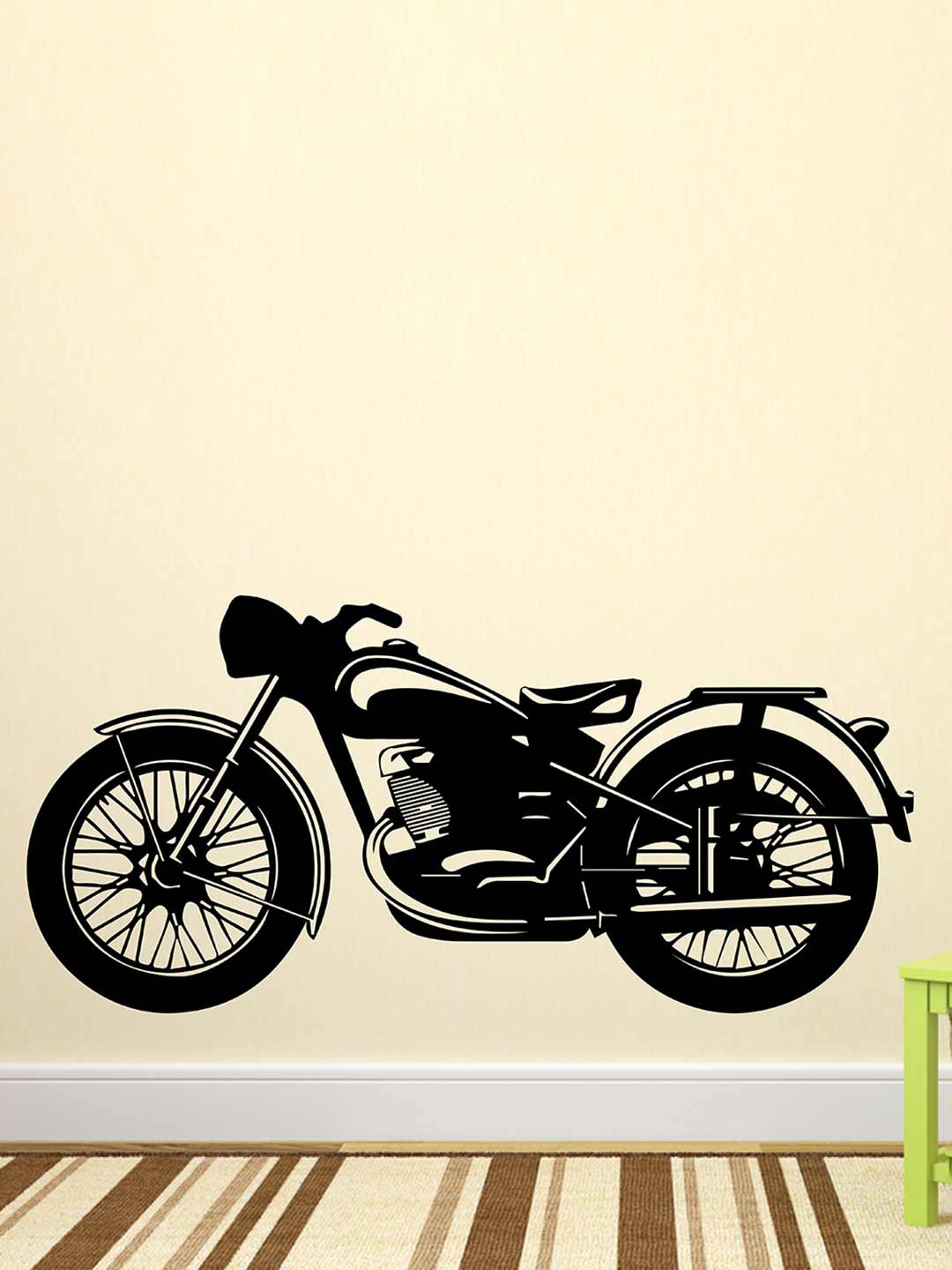 LANSTICK Black Splash-Proof Eco-Friendly Royal Enfield Bike Wallpaper