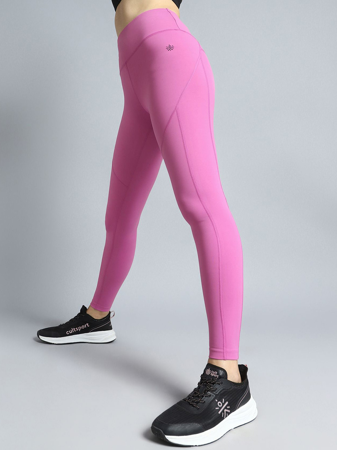 CULT Women Pink Train In Workout Comflex Tights