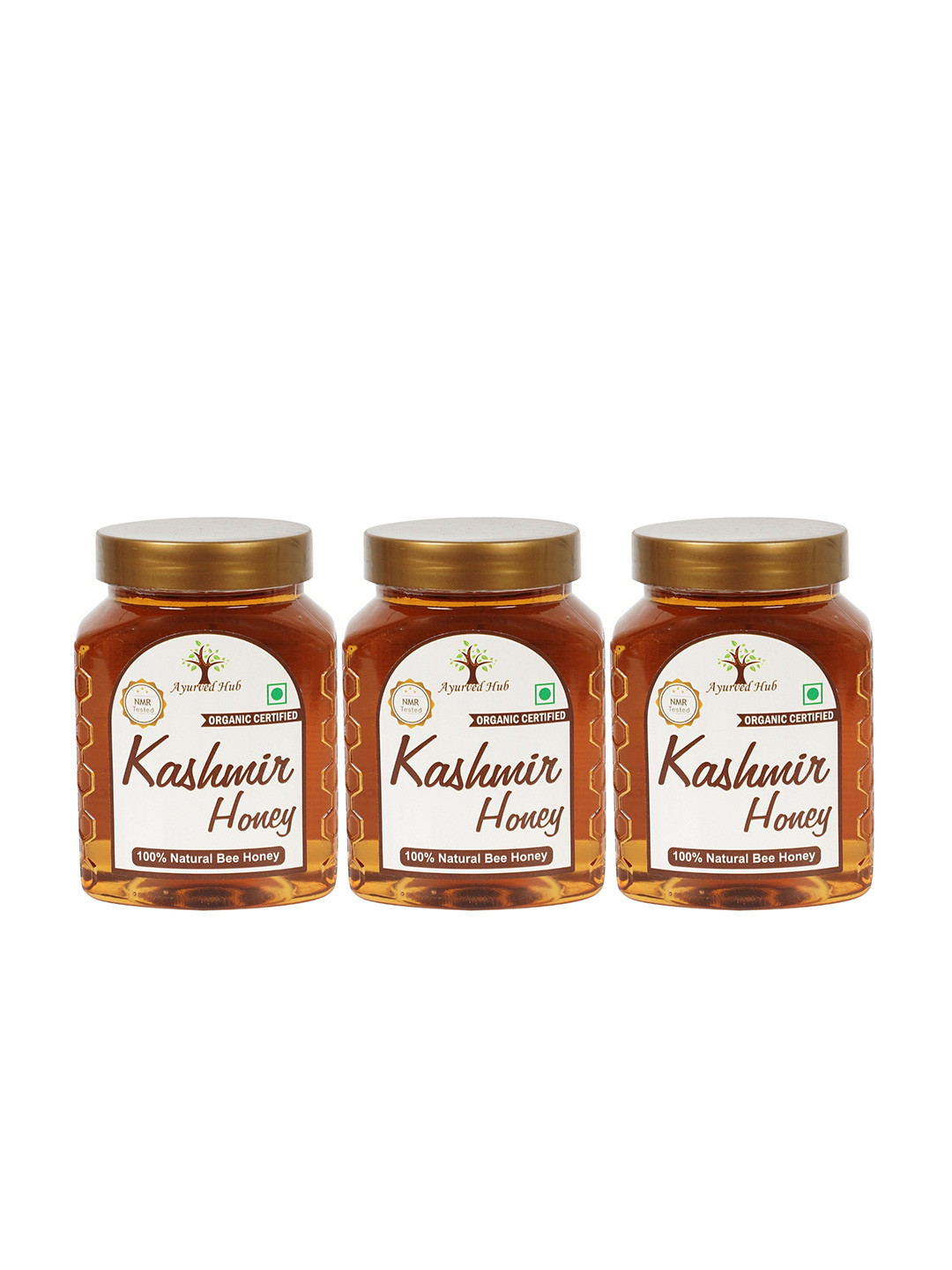 Ayurved Hub Pack of 3 Raw Organic Kashmir Honey 500g