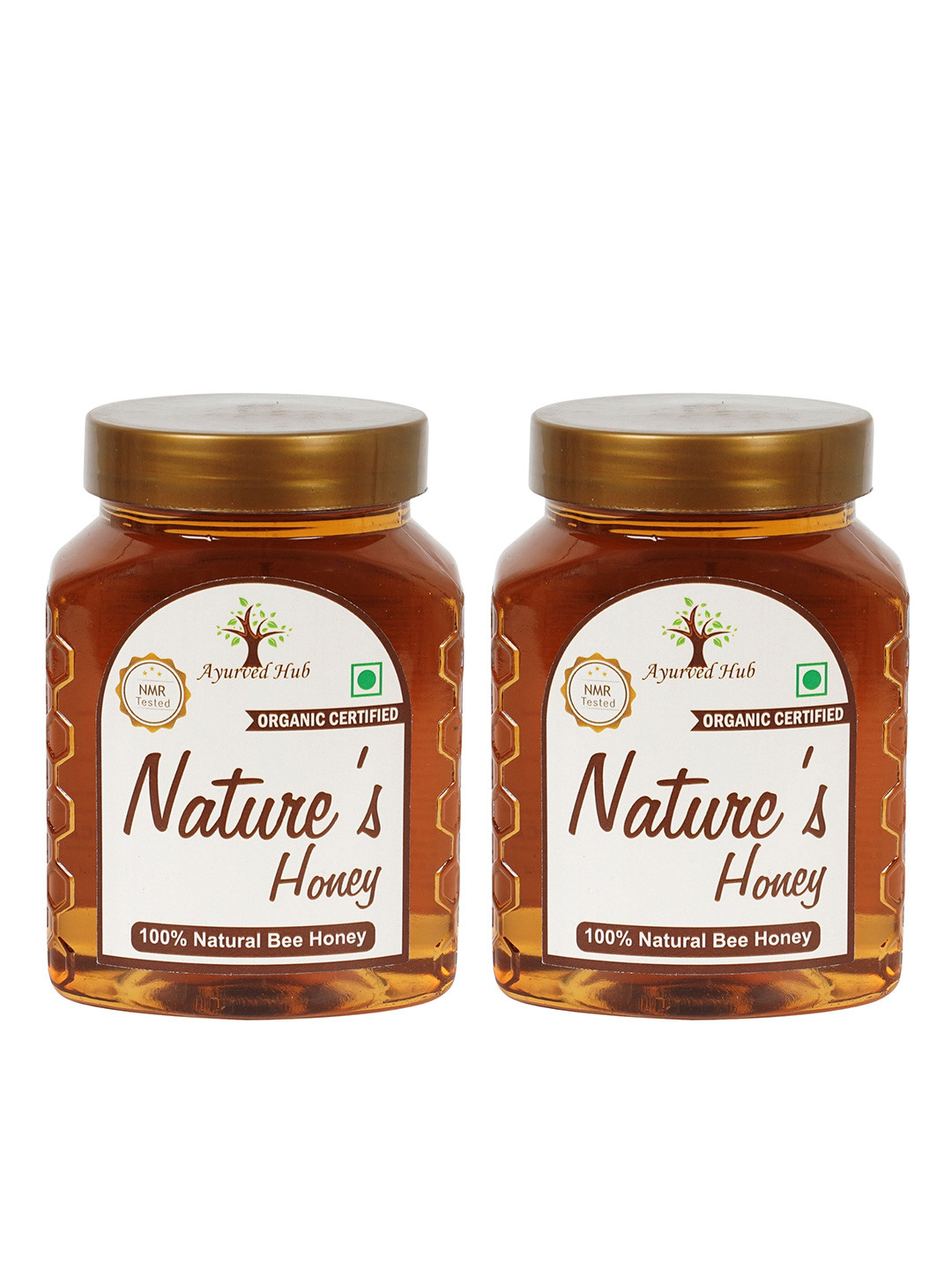 Ayurved Hub Pack Of 2 Raw Organic Nature's Honey from Himachal Pradesh 500g