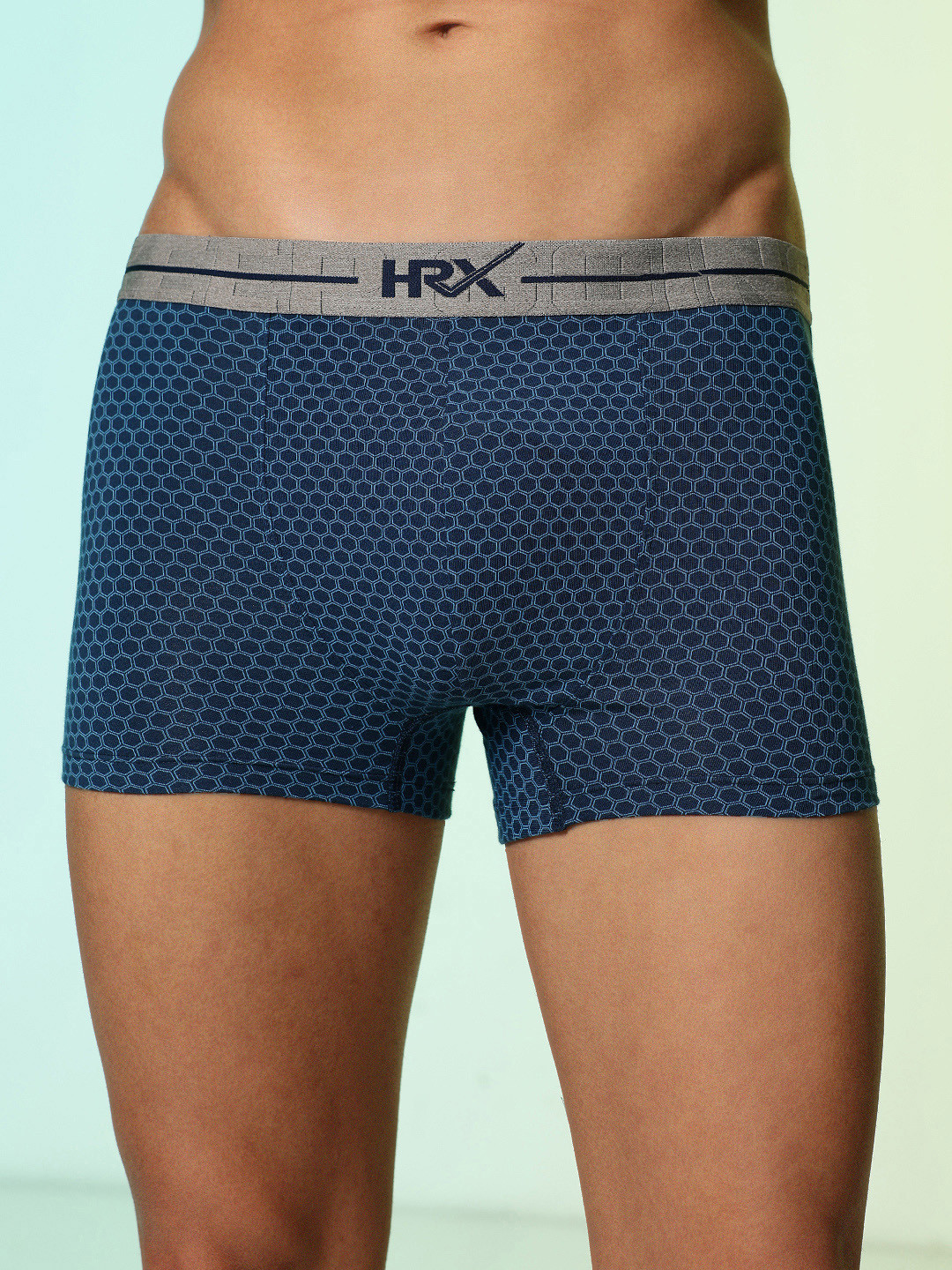 HRX by Hrithik Roshan Men Pack Of 3 Anti-Microbial Printed Trunks HRX_SS25_M_TRK_CS2_002_B