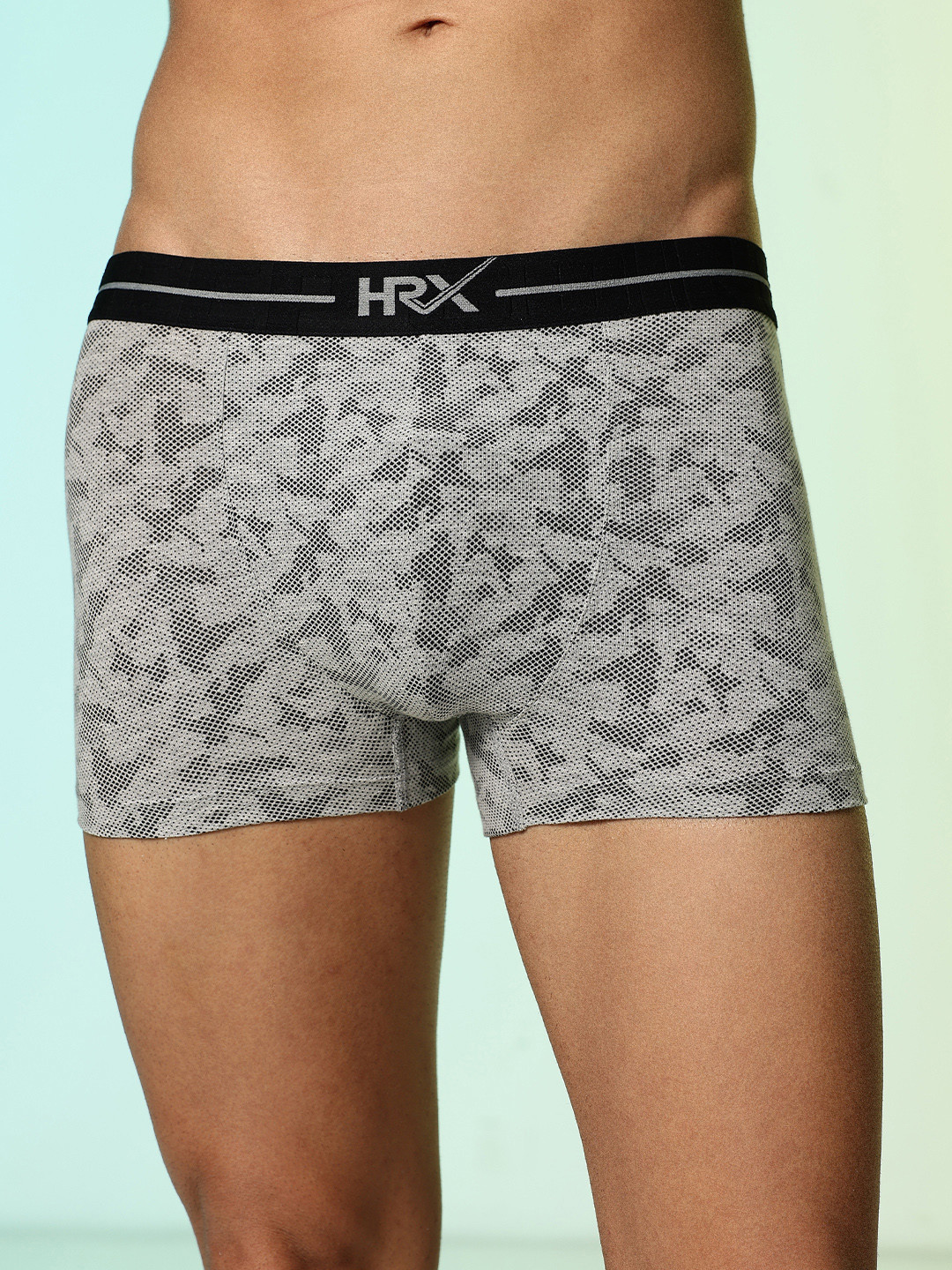 HRX by Hrithik Roshan Men Pack Of 2 Anti-Microbial Printed Trunks HRX_SS25_M_TRK_CS2_002_E