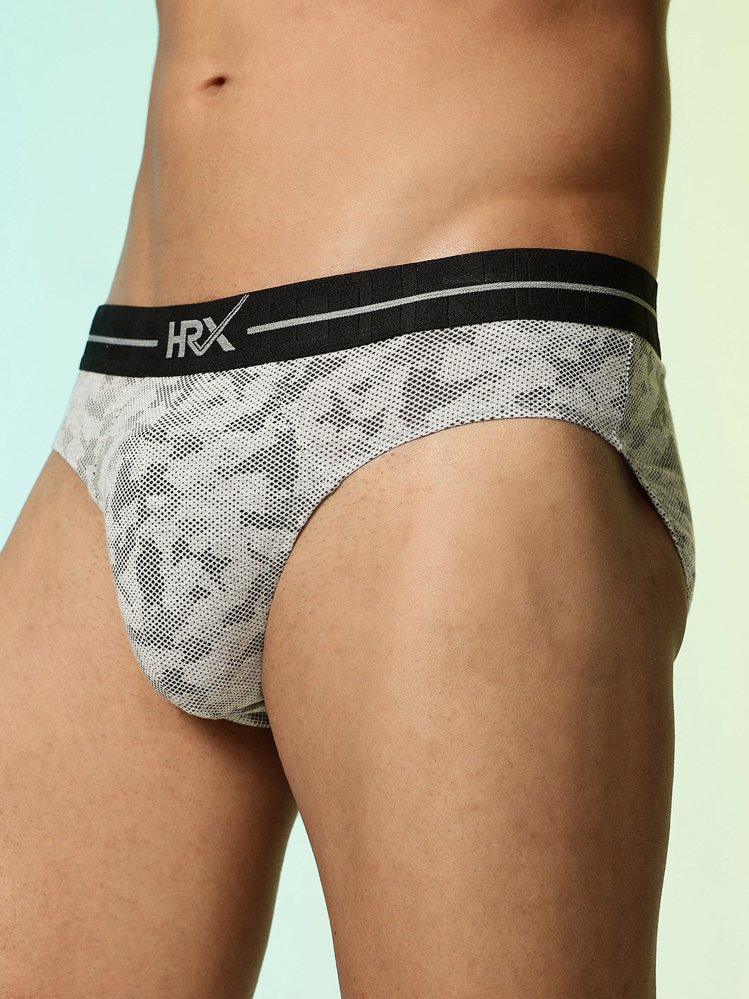 HRX by Hrithik Roshan Men Anti-Microbial Abstract Printed Briefs HRX_SS25_M_BRF_CS1_002_A