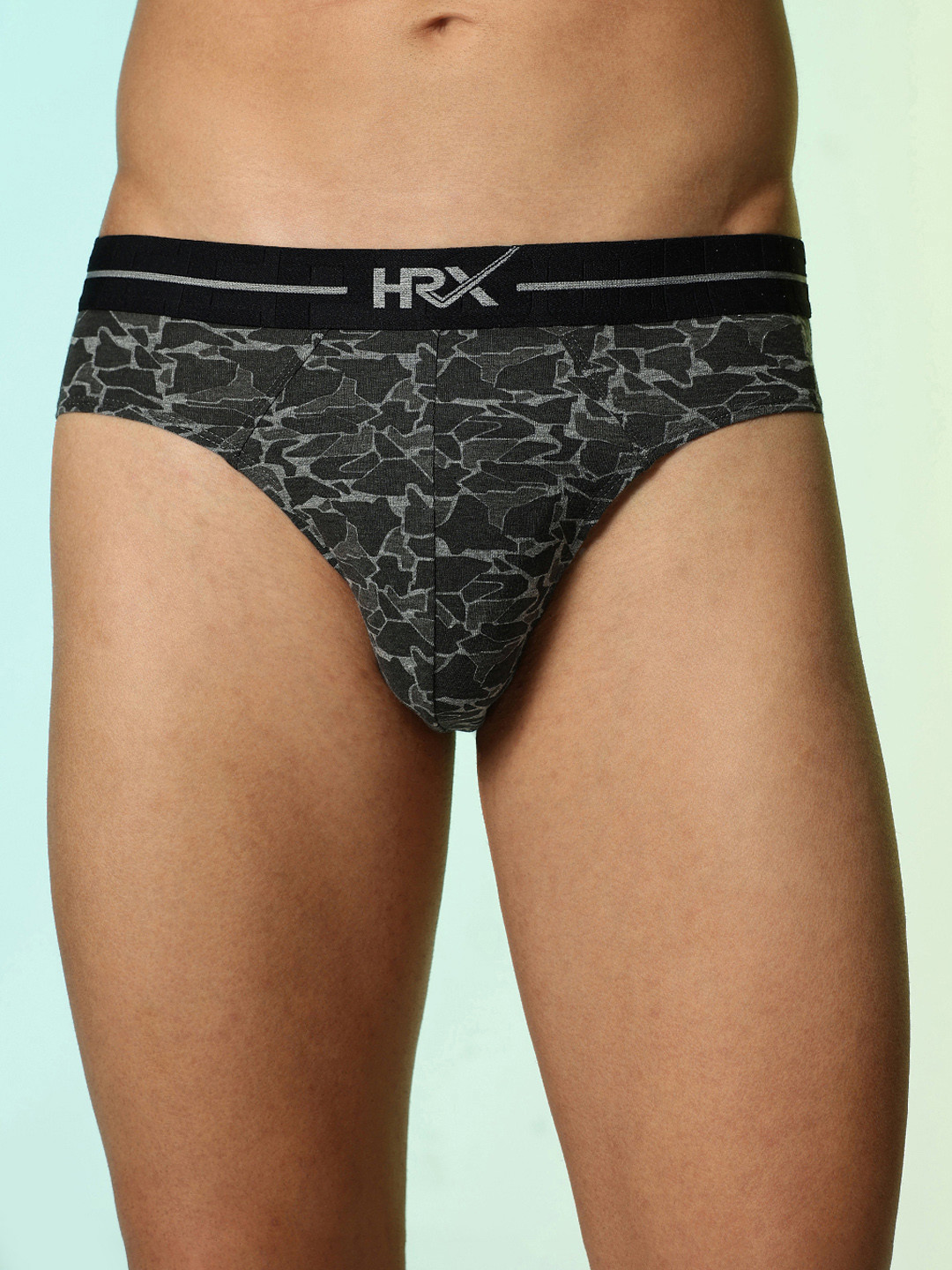 HRX by Hrithik Roshan Men Pack Of 2 Anti-Microbial Printed Briefs HRX_SS25_M_BRF_CS2_002_D