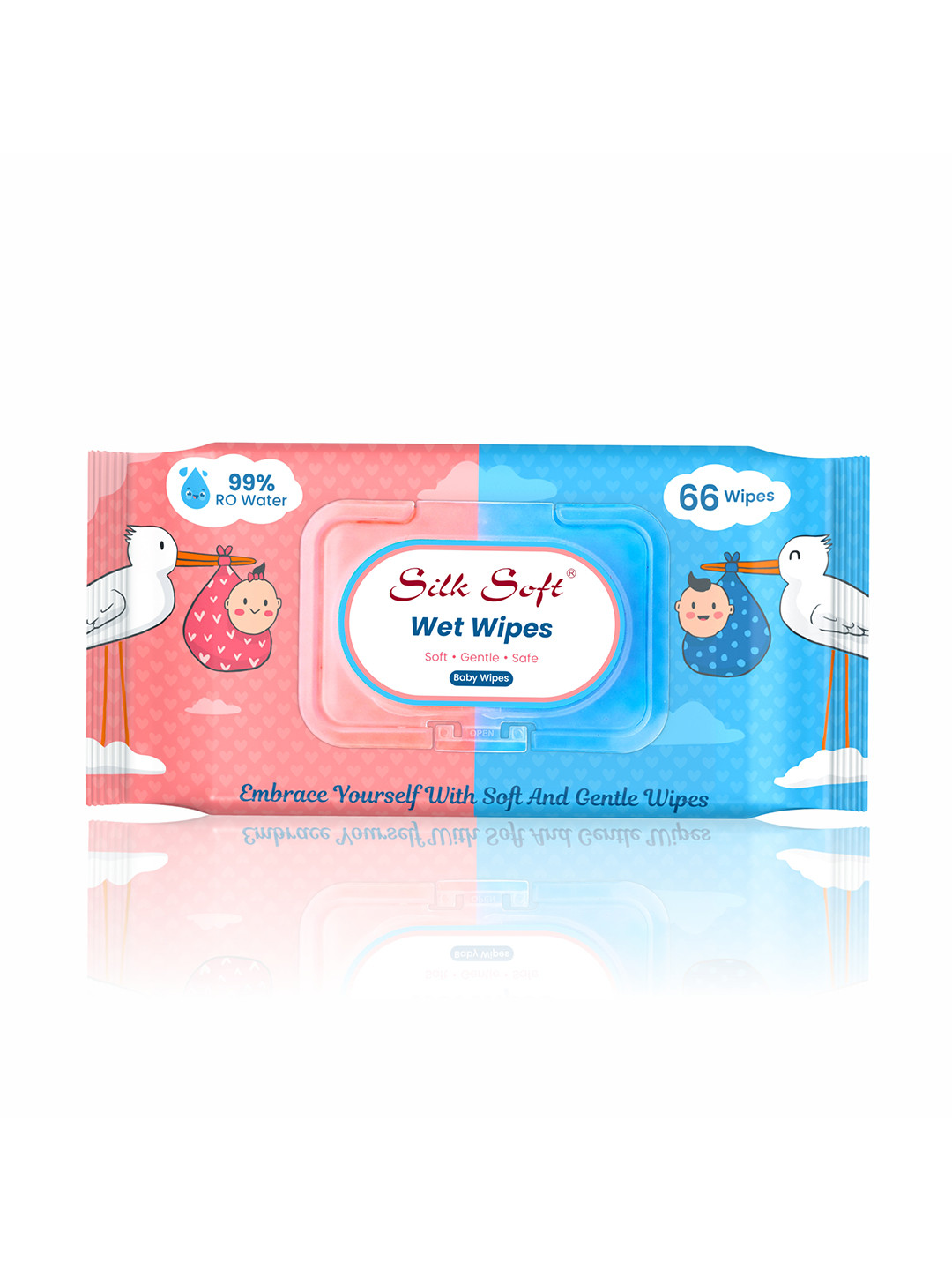 Silk Soft Multipurpose Baby Wet Wipes - 66 Pcs