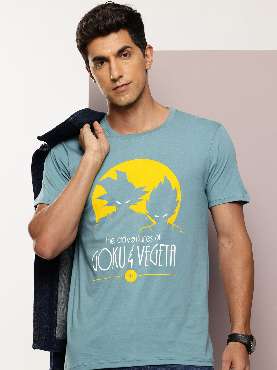 FROSEN FOX Anime Graphic Printed T-shirt