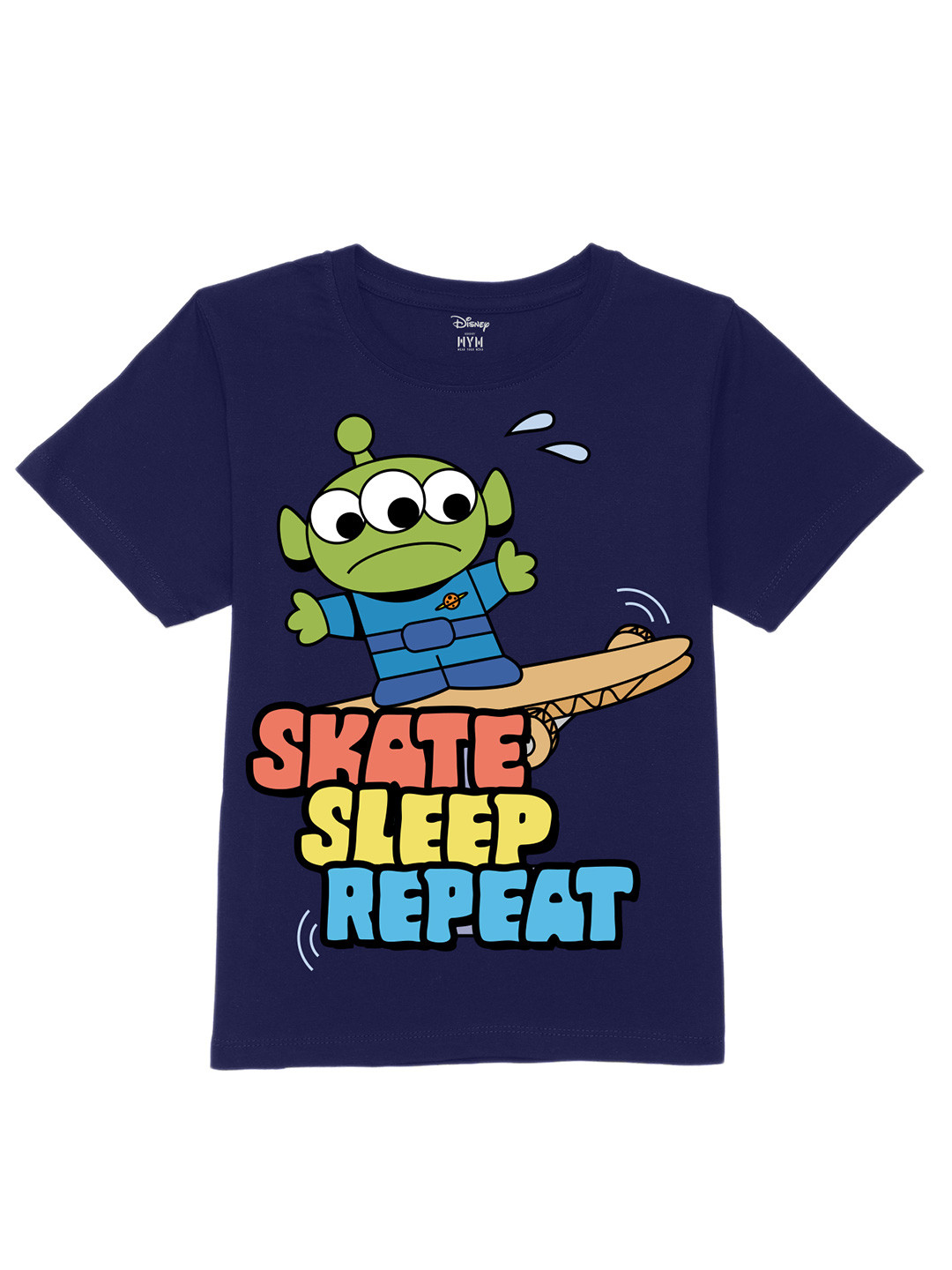 Wear Your Mind Boys Toy Story Graphic Printed Round Neck Pure Cotton T-shirt