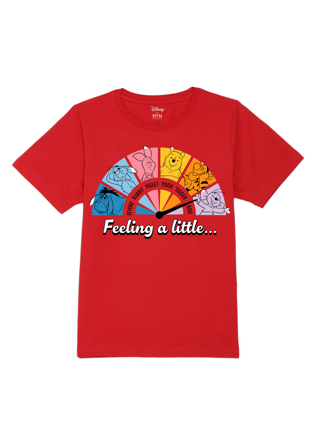 Wear Your Mind Boys Winnie The Pooh Graphic Printed Pure Cotton T-shirt