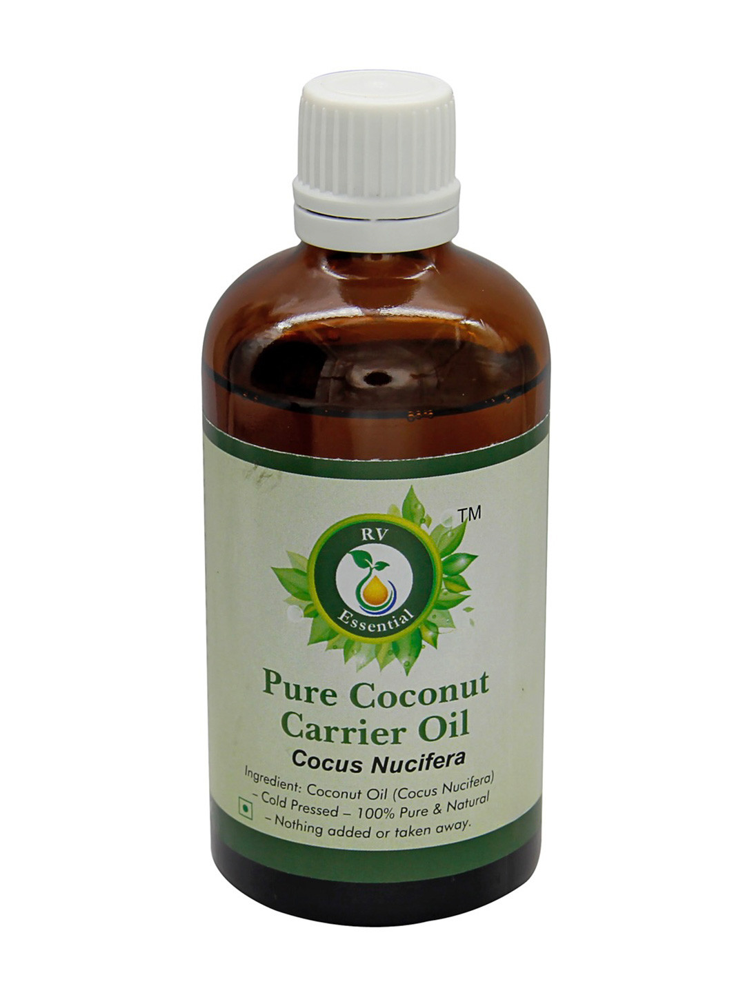 R V Essential Pure Coconut Carrier Oil - 100 ml